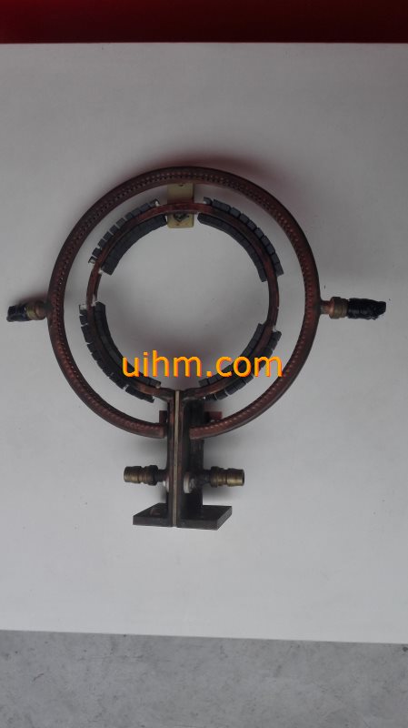 customized induction coil with ferrite magnet for quenching engine surface (16)