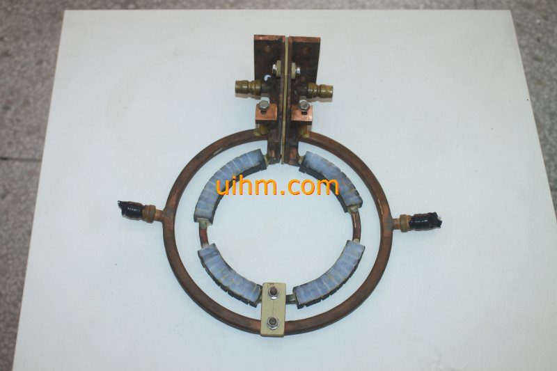 customized induction coil with ferrite magnet for quenching engine surface (2)