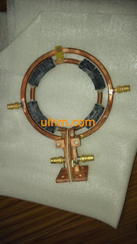 customized induction coil with ferrite magnet for quenching engine surface (20)