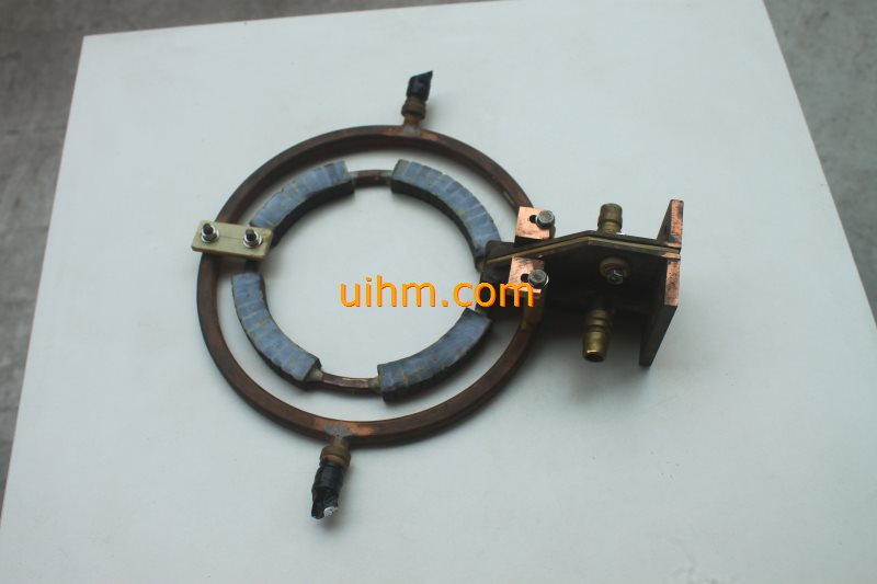 customized induction coil with ferrite magnet for quenching engine surface (4)