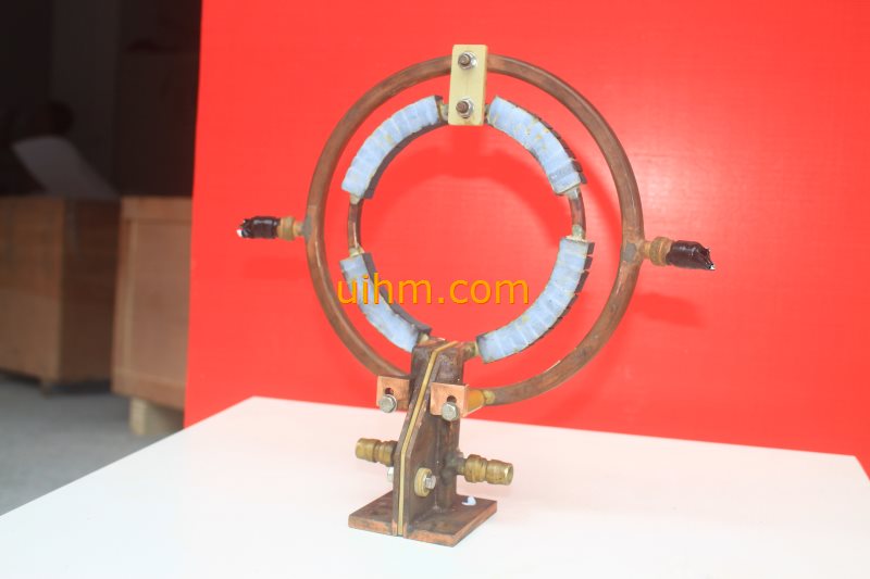 customized induction coil with ferrite magnet for quenching engine surface (6)