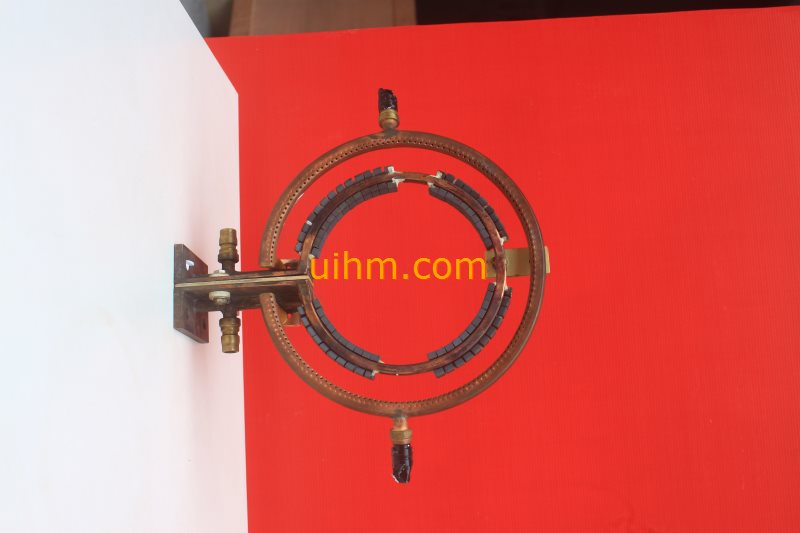 customized induction coil with ferrite magnet for quenching engine surface (8)