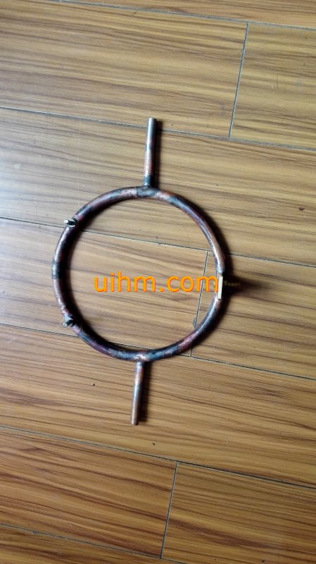 customized induction coil with ferrite magnet for quenching engine surface (9)