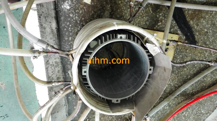 customized  series connection induction coils for shrink fitting aluminum motor frame (1)