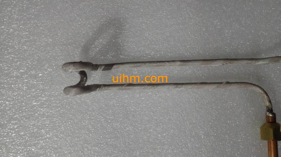 induction coils for brazing knife by UHF induction heater_2