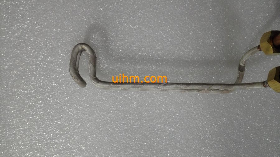 induction coils for brazing knife by UHF induction heater_3