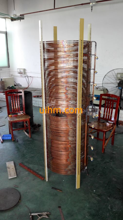 large customized induction coil for heating graphite (1)