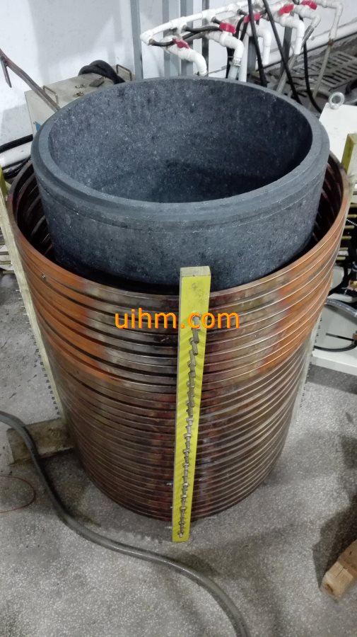 large customized induction coil for heating graphite (4)