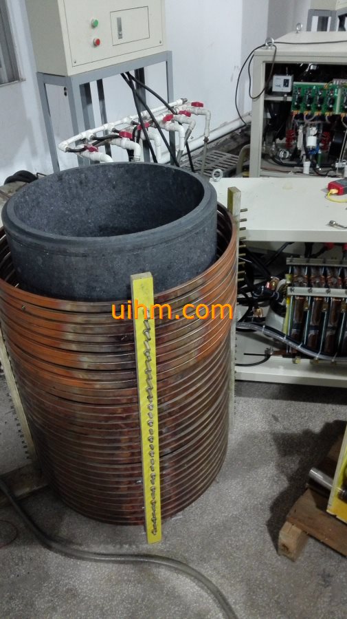 large customized induction coil for heating graphite (5)
