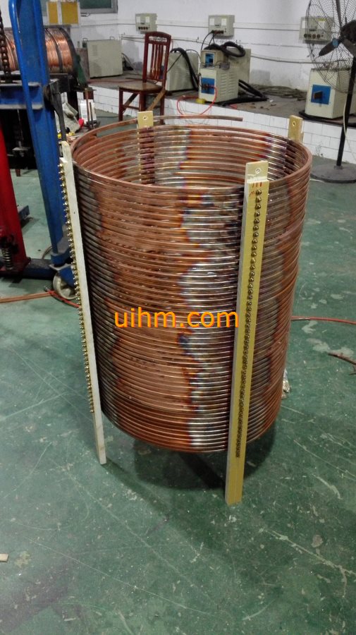 large customized induction coil for heating graphite (6)