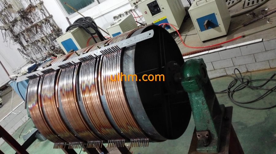 large customized induction coil for heating graphite (7)