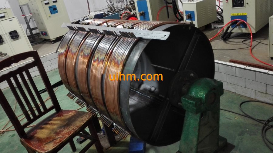 large customized induction coil for heating graphite (8)