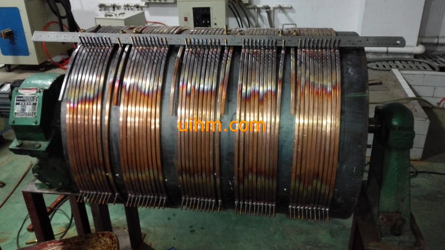 large customized induction coil for heating graphite (9)