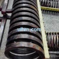 customized helical induction coil for heating steel pipe