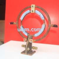 customized induction coil with ferrite magnet for quenching engine surface