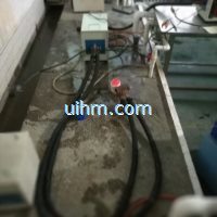 flexible induction coil for heating copper rods