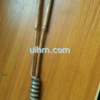 induction coil for heating inner hole