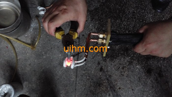 custom-design water cooled handheld U shape flexible induction coil (without transformer)