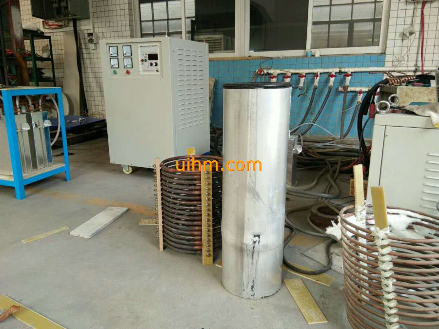 customized MF induciton  heater for preheating aluminium rods