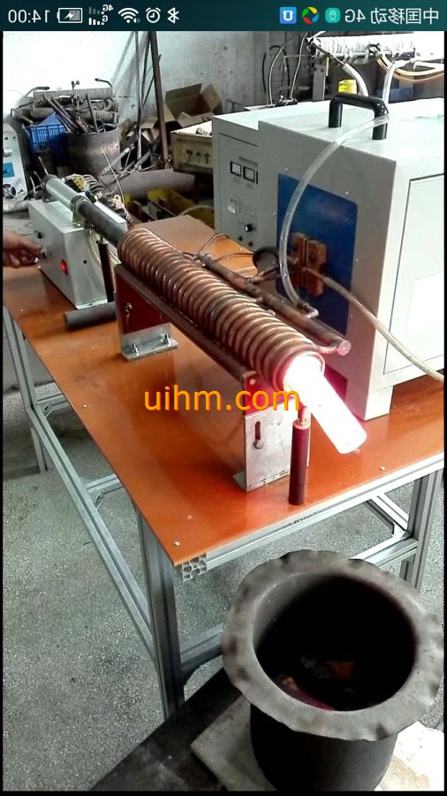 induction forging copper bars