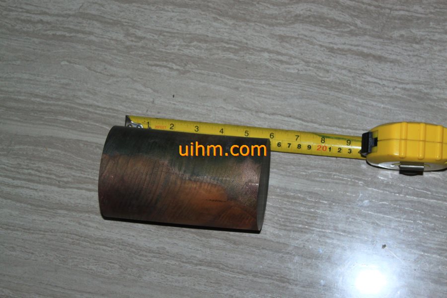 induction forging copper rods by MF machines (3)