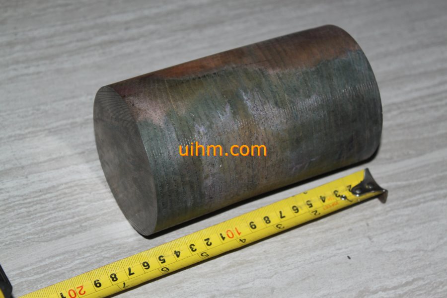 induction forging copper rods by MF machines (4)