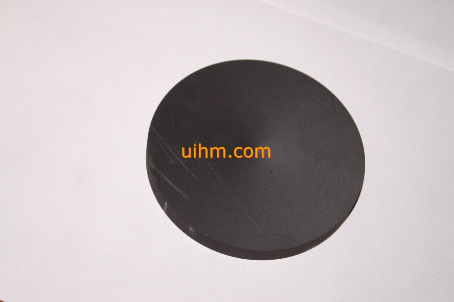 induction heating graphite by UHF machine with big induction coils (1)