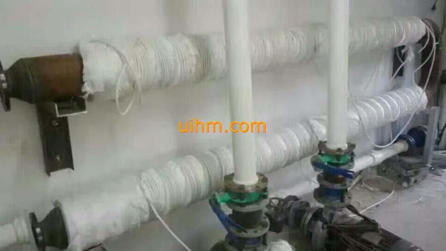 induction heating pipelines by full air cooled induction heaters_1