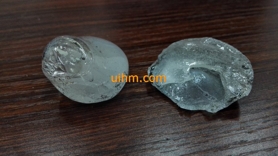 induction melting quartz sand (glass) (8)