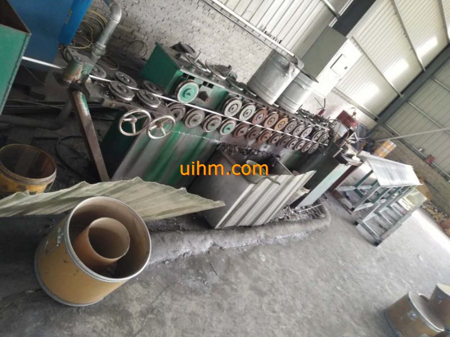 induction tempering steel wire online by multi induction heaters_1