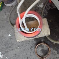 induction hardening inner surface of steel pipe