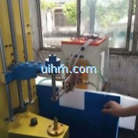 induction quenching axle by uhf induction heater