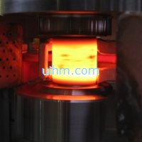 induction tempering steel rod by rotating method