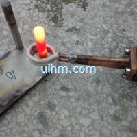 water cooled flexible handheld induction coil for heating ss steel pipes