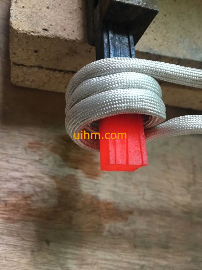 induction heating end of steel bar