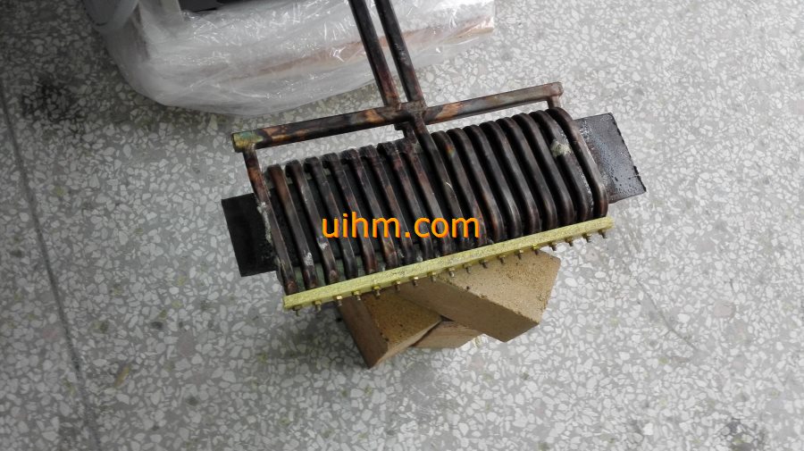 induction heating spring leaf by 120KW induction heaters (2)