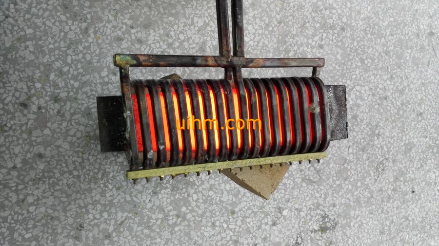 induction heating spring leaf by 120KW induction heaters (8)