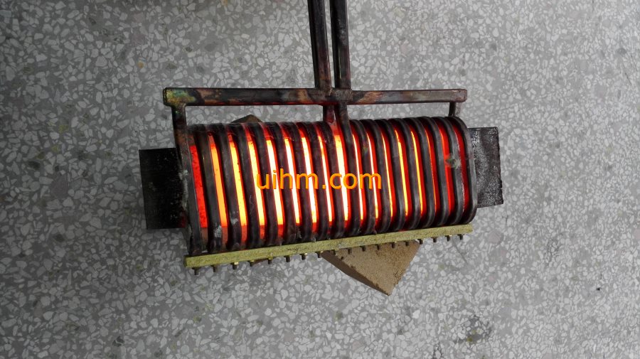 induction heating spring leaf by 120KW induction heaters (9)