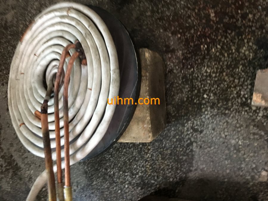 induction heating steel plate by pancake induction coil_1