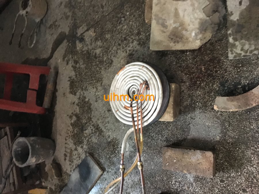 induction heating steel plate by pancake induction coil_2