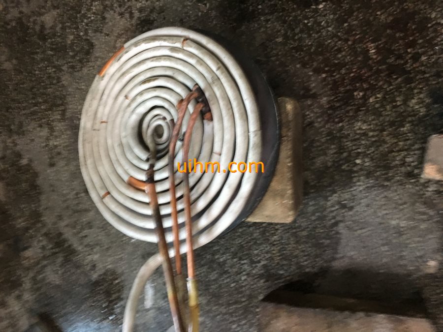 induction heating steel plate by pancake induction coil_3
