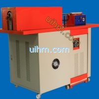 um-80ab-mf induction heater with auto feed system for forging work