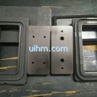 induction heating graphite mobile mould for bend glass