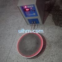 induction heating round steel plate edge