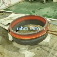 induction heating steel ring