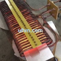 induction steel plates by rf induction heater