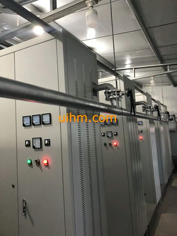 70X60KW air cooled induction heater provide heating at 23 celcius degree for 60000 square metres of 700 households (4)