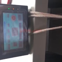 full air cooled induction heater for heating steel core to heat water to provide heating to (1)
