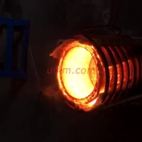 induction melting steel with auto magnetic stirring