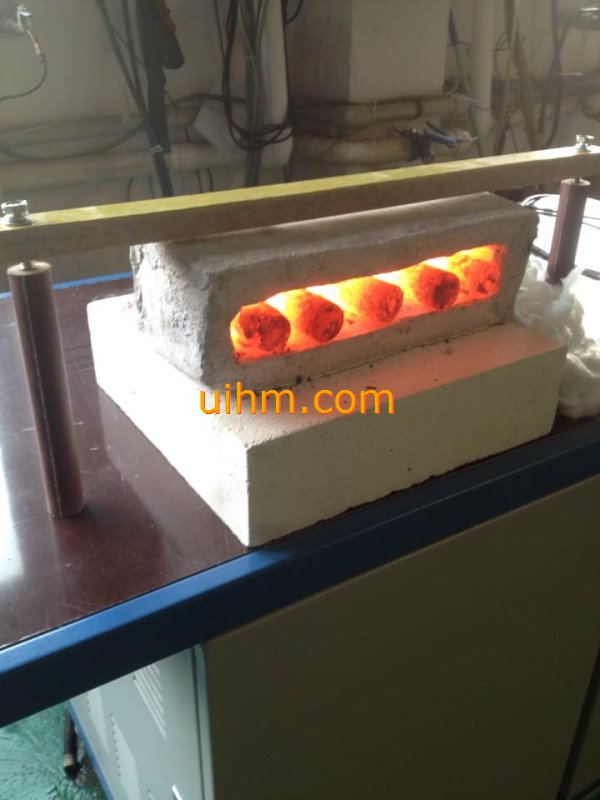 customized MF induction heater for forging steel rods (3)